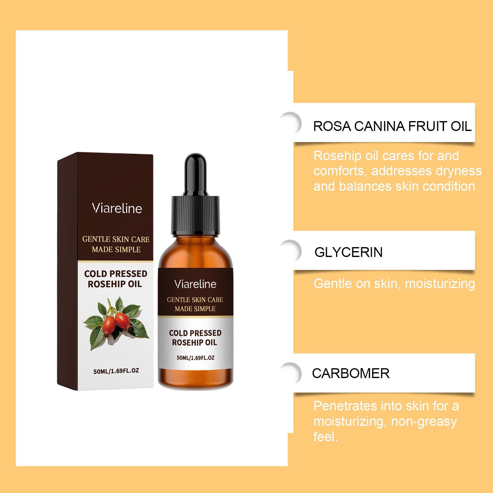 Rose Hip Oil For Caring Skin