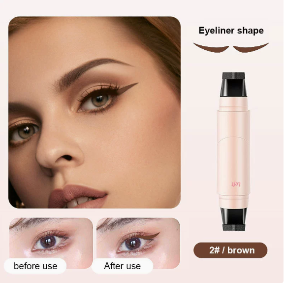Waterproof Double-Ended Stamp Eyeliner
