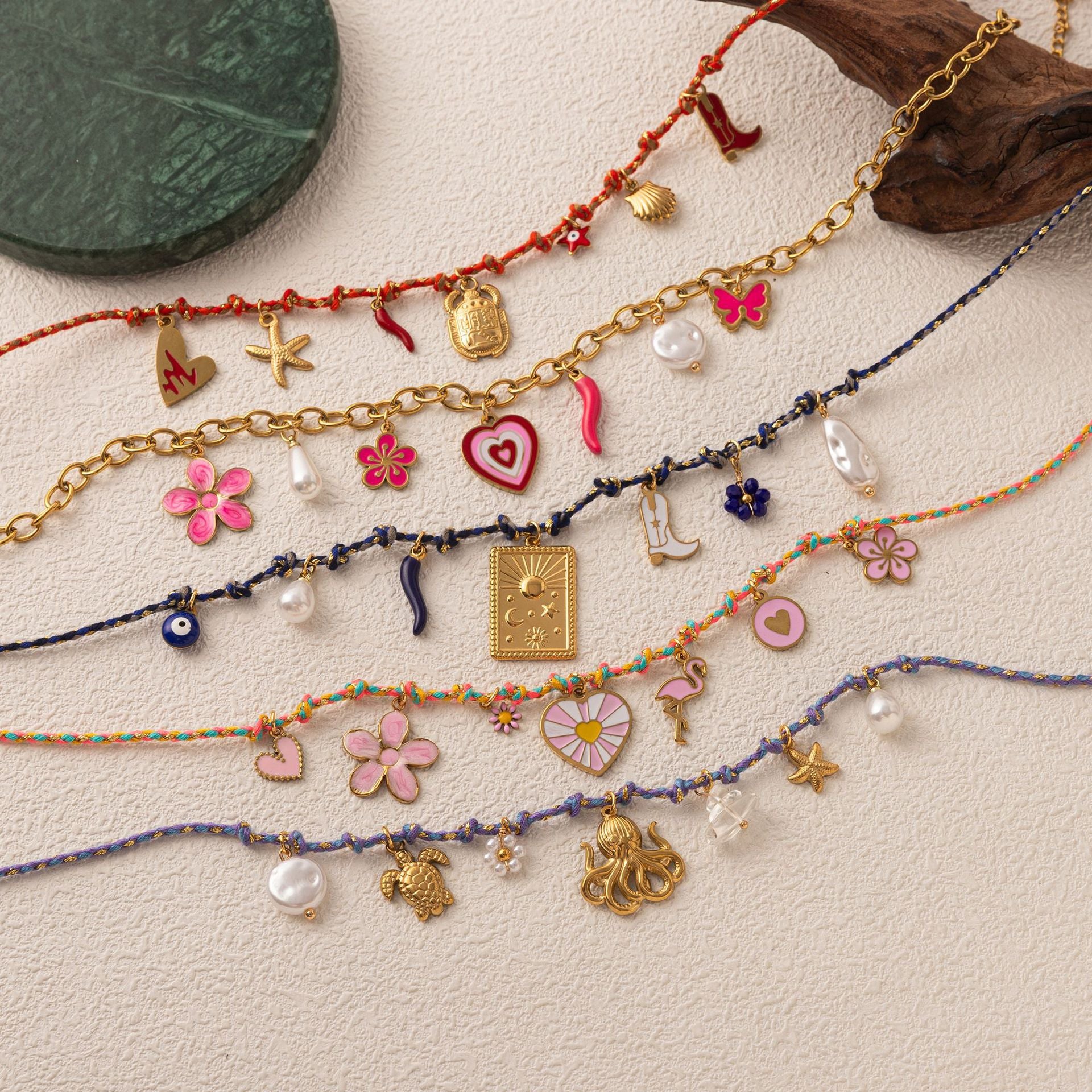 Vacuum Plated Fashion Necklace