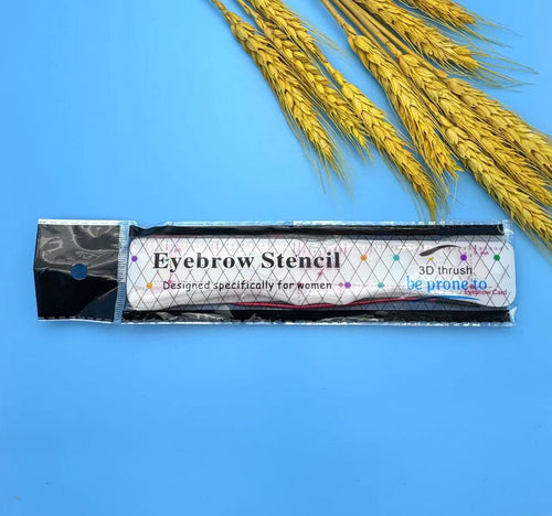 12-piece Headband Eyebrow Sticker Set
