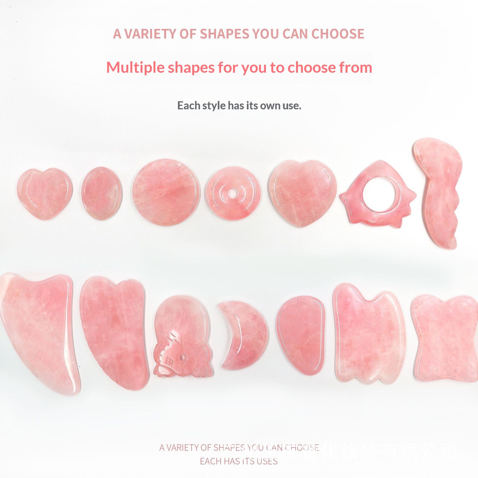 Jade & Rose Quartz Gua Sha Massager