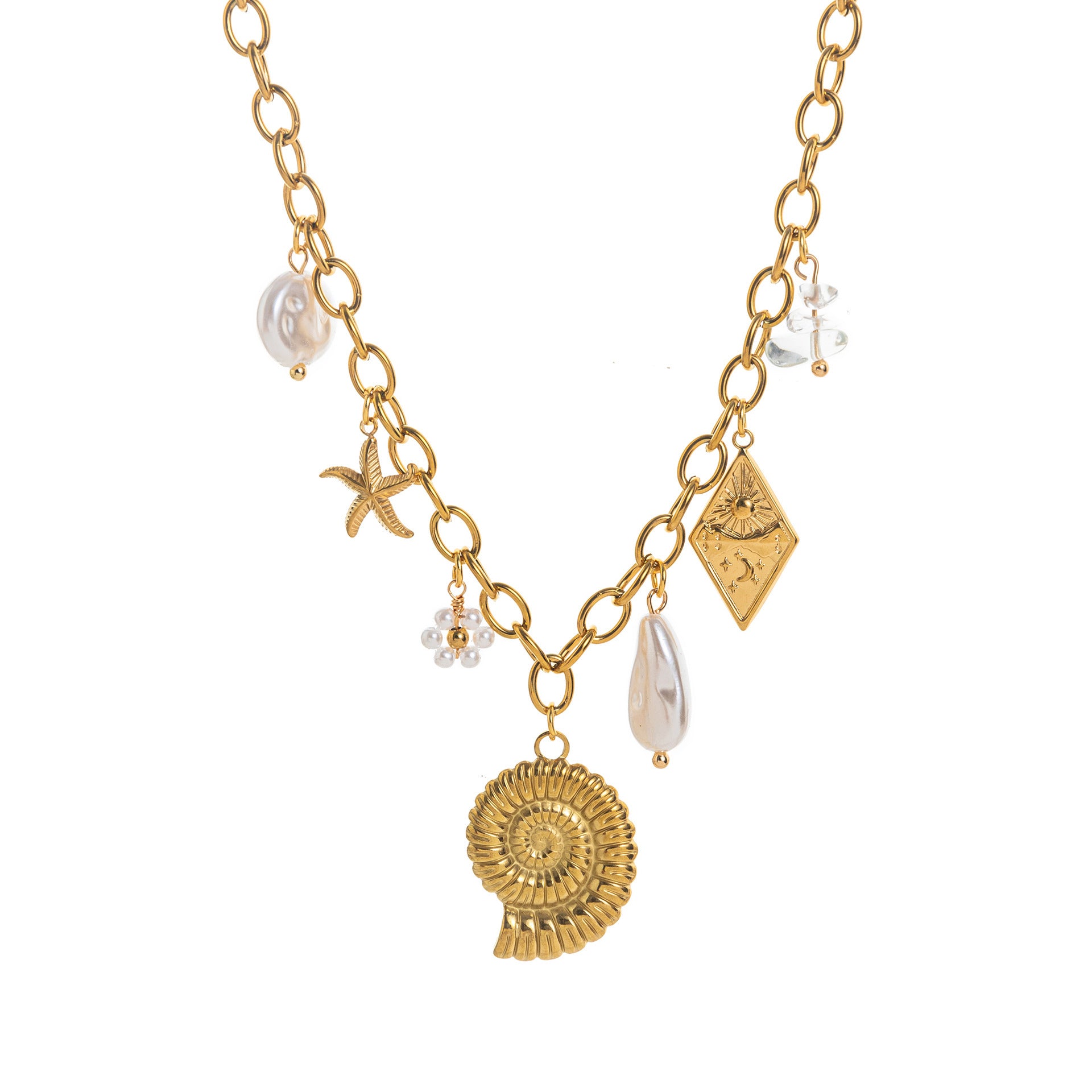 Vacuum Plated Fashion Necklace